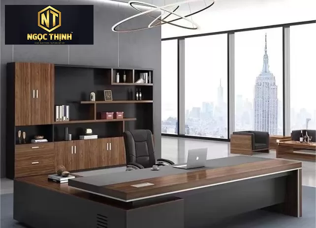 Nội Thất Long Thành Nhơn Trạch- Mẫu bàn Giám đốc hiện đại 2024-2025